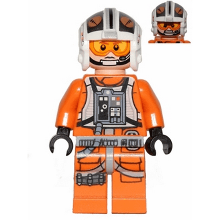 Squeak backup beskæftigelse LEGO Star Wars X-Wing Pilot (Theron Nett) (75032) Minifigure - Walmart.com