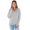 Heather Grey, variant on Apparel 5368 Women's Franconia Quilted Pullover-Heather Grey-S