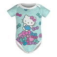 thumbnail image 6 of Hello Kitty Baby Bodysuit Boy Girl Clothes Soft Newborn Infant Outfit Short Sleeve Romper, 6 of 8
