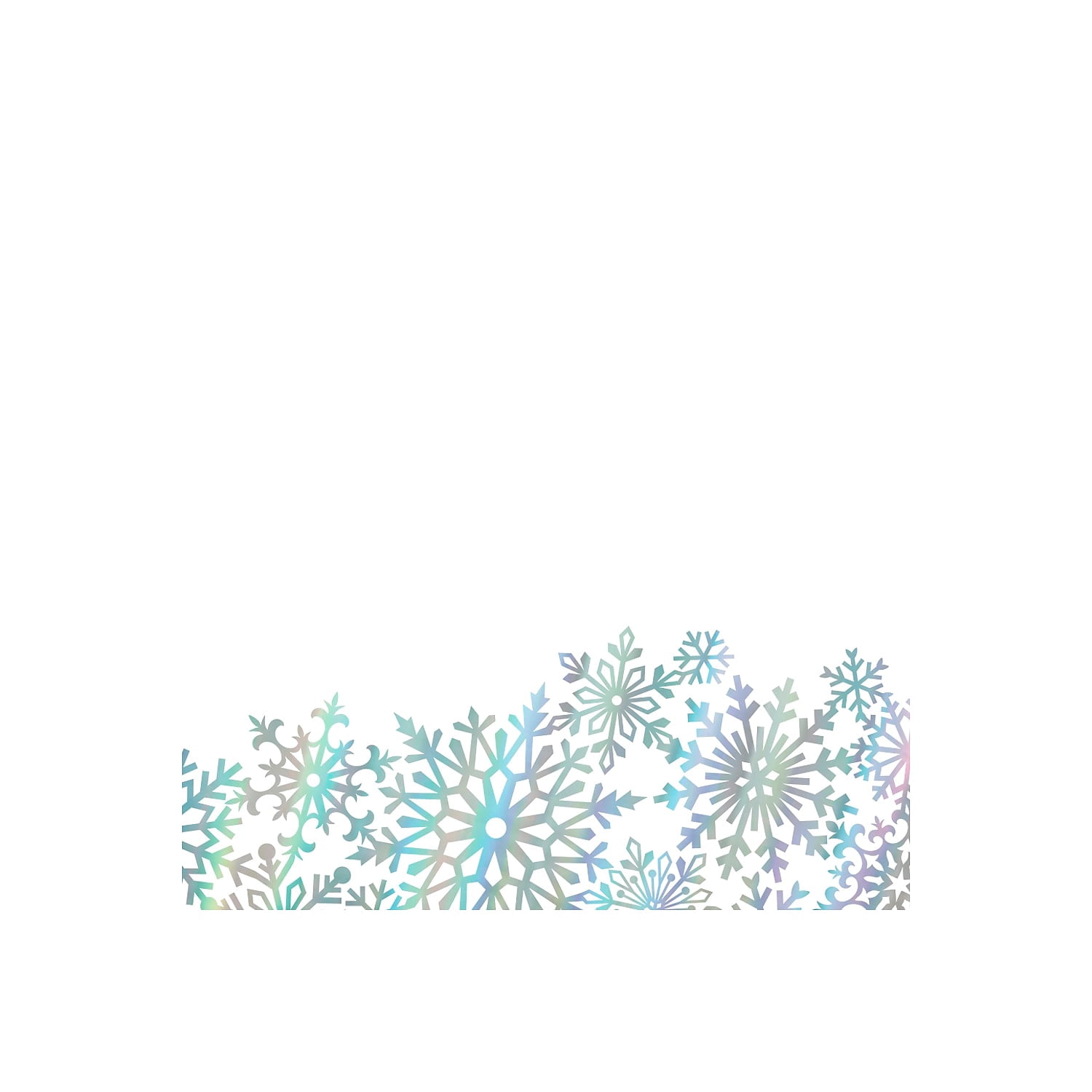 Great Papers! Rainbow Foil Snowflake Holiday Letterhead 8.5" x 11" 40/Pack (2018017)