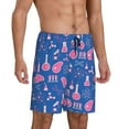 thumbnail image 5 of KLL Science Experiment for Men's 1-Pack Shorts,Sleep Pajama Shorts for Men Soft Pj Shorts Men's Pajama Bottoms Sleepwear -Medium, 5 of 7