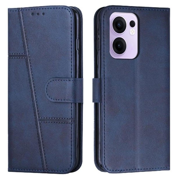 Funda Flip para FOXDOCK OPPO Reno 13F 5G – Carcasa delgada y resistente a impactos con soporte para uso diario y profesional