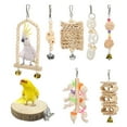 thumbnail image 4 of Juguetes Para Forrajeo De Loros Juguetes Para Loros De Pájaros Manual Colgante 8 Piezas Para Pájaros Que Ejercitan Pájaros Que Trepan ANGGREK Mascotas, 4 of 8