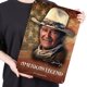 thumbnail image 2 of Placa Metal Vintage Actor John Wayne Pintura Hierro Rectangular Arte Pared 30x40cm, 2 of 9