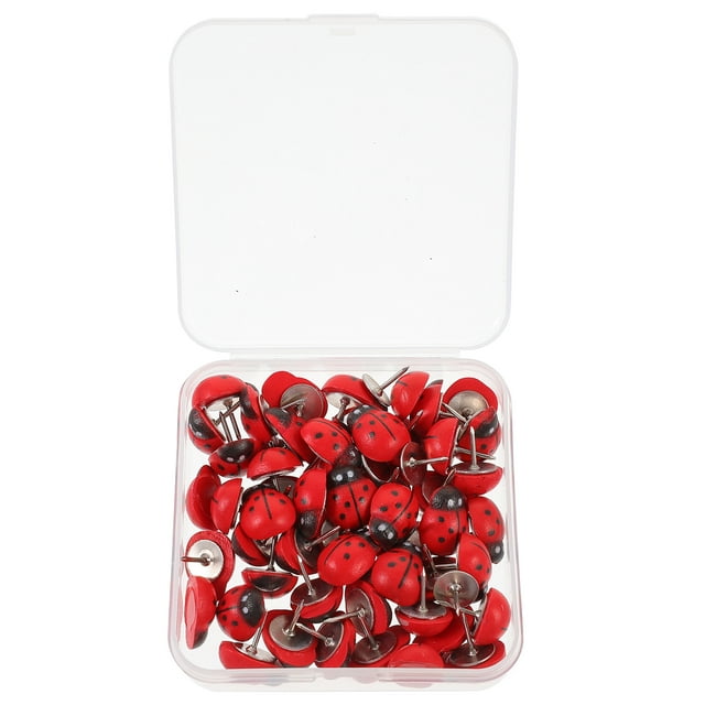 MOVTOTOP 50 Pcs Goupilles de Poussée Remplaçables Multi-Fonctions Taches Délicates Carte