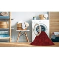thumbnail image 2 of Ahgly Company Machine Washable Indoor Rectangle Transitional Crimson Red Area Rugs, 2' x 5', 2 of 7