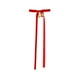 thumbnail image 2 of Lazo Rojo Colgante con Cascabeles | Decoración Navideña para Mesa de Comedor | Adorno de Tela y Hierro de 19 X 6 Cm | Decoración Festiva para Fiestas, Hogar, Bodas y Cumpleaños | Un Detalle Versátil, 2 of 6