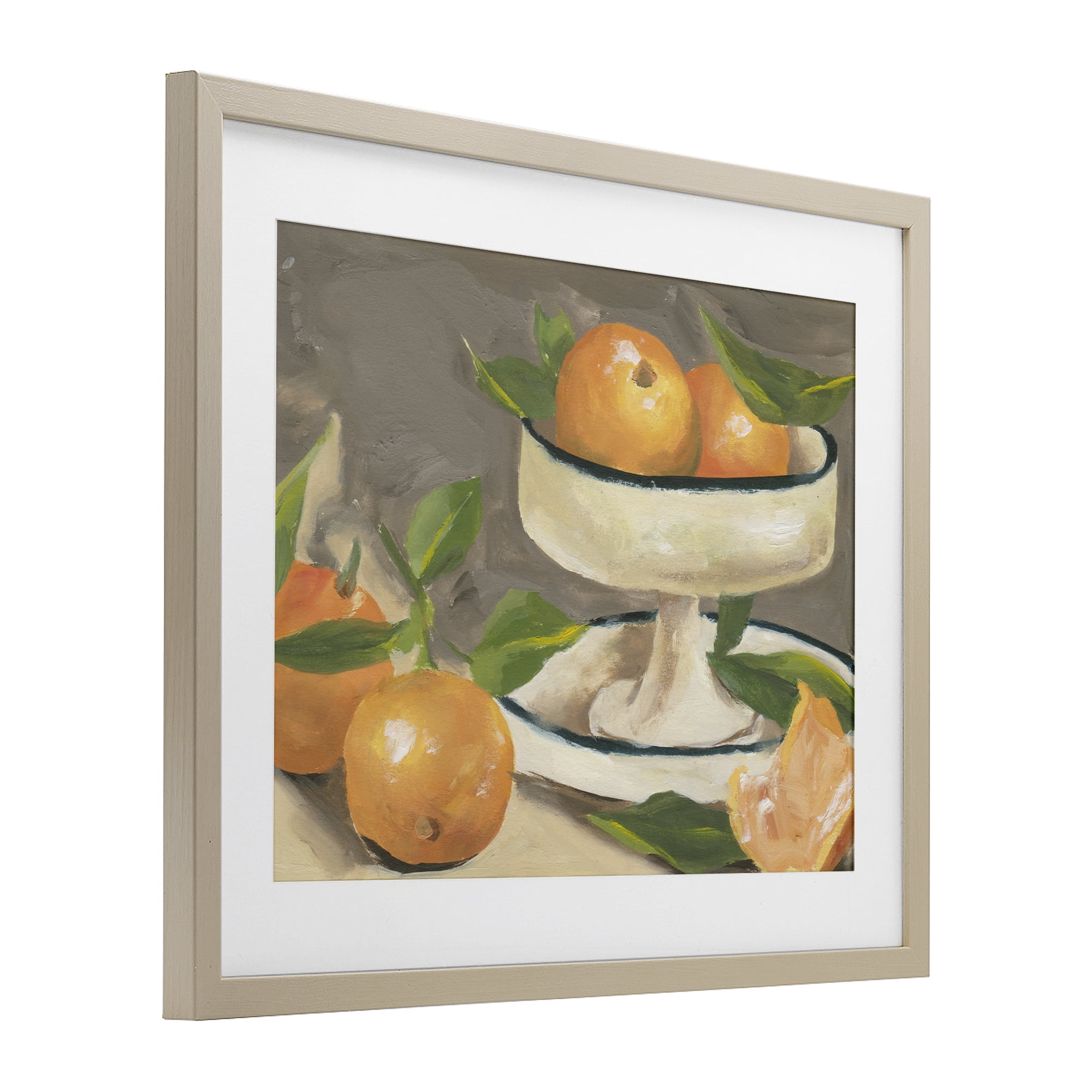 Stupell Industries Citrus In Stillness Birch Framed Print Under Glass, design by Melissa Wang