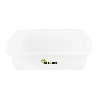 Choice 25 x 15 x 8 Yellow Meat Lug / Tote Box with Cover