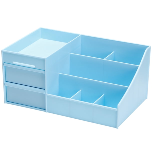 Caja de almacenamiento de cosméticos de escritorio, estilo cajón, de plástico, grande, for guardar joyas