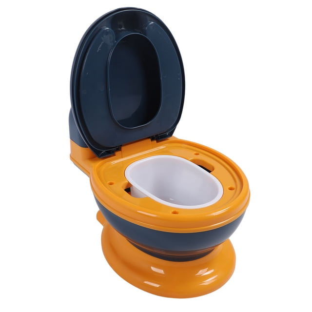 Inodoro De Entrenamiento Para Ir Al Baño Para Niños Pequeños, Respaldo Alto, Protector Contra Salpicaduras, Silla De Entrenamiento Para Ir Al Baño, Antideslizante Para El Hogar
