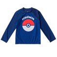 thumbnail image 2 of Pokemon Little Boys Rash Guard Swim Shirt Little Kid to Big Kid, 2 of 5