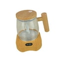 thumbnail image 2 of Taza mezcladora automática con placa calefactora de café y posavasos calentador de 13.5 oz Madera, 2 of 9