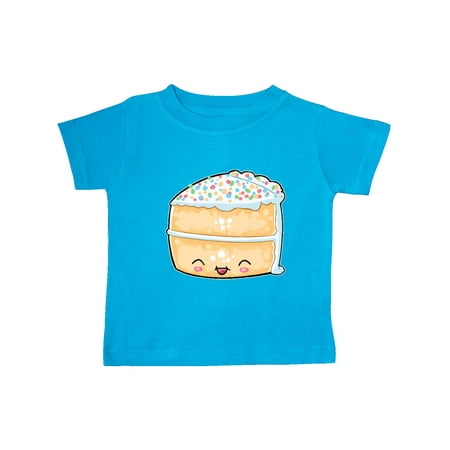 

Inktastic Cute Smiling Cake with Confetti Sprinkles Gift Baby Boy or Baby Girl T-Shirt