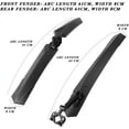 thumbnail image 2 of HUGFEGWE Combination Tool Quick Release Model Bicycle Mudguard Guards Kit - Full Coverage Lengthening and Widening Bike Front/Rear Mud Protector,Red CJB91-54779, 2 of 7