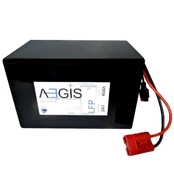 Aegis Battery 24V 40Ah LiFePO4 Deep Cycle Lithium Battery