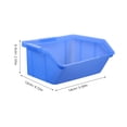 thumbnail image 2 of LABSERRON 10Pcs Household Users Tool Storage Bins for Workshop Storage in Blue Color, 2 of 8