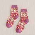 thumbnail image 3 of Warm Wool Socks for women Wool Socks Women Socks Winter Socks Vintage Soft Warm For Winter, 3 of 6