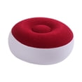 thumbnail image 4 of koolsoo Inflatable Flocking Stool Camping Chair for Office Travel Outdoor Activities Red, 4 of 9