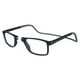 thumbnail image 1 of Gafas de lectura Clic Barat, correa plegable, azul mate, 2,5 veces, 1 of 7