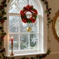 thumbnail image 5 of Lovely Mini Christmas Wreath, Artificial Xmas Wreaths for Christmas Tree Ornament, Ideal for Front Door, Mantel & Window Birthday Christmas Decorations, 5 of 10