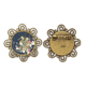 thumbnail image 1 of Flor Japón hipocampo ukiyo - e Broche de flores, regalo de joyería para mujeres y niñas Unbranded M, 1 of 3