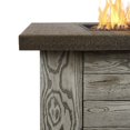 thumbnail image 2 of Table de foyer au propane Forest Ridge en gris vieilli avec kit de conversion au gaz naturel, 2 of 7