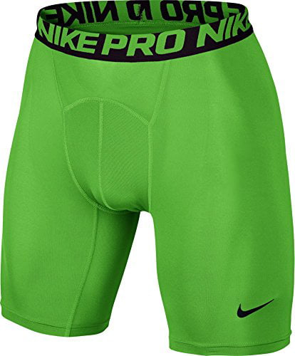 cuidadosamente Mathis piloto Nike Pro Combat Men's 6&quot; Compression Shorts Underwear (Small, Green  Pulse/Black) - Walmart.com