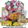 Art of Appreciation Gift Baskets Blooming Gift Bag of Tea, Sweets and Treats []