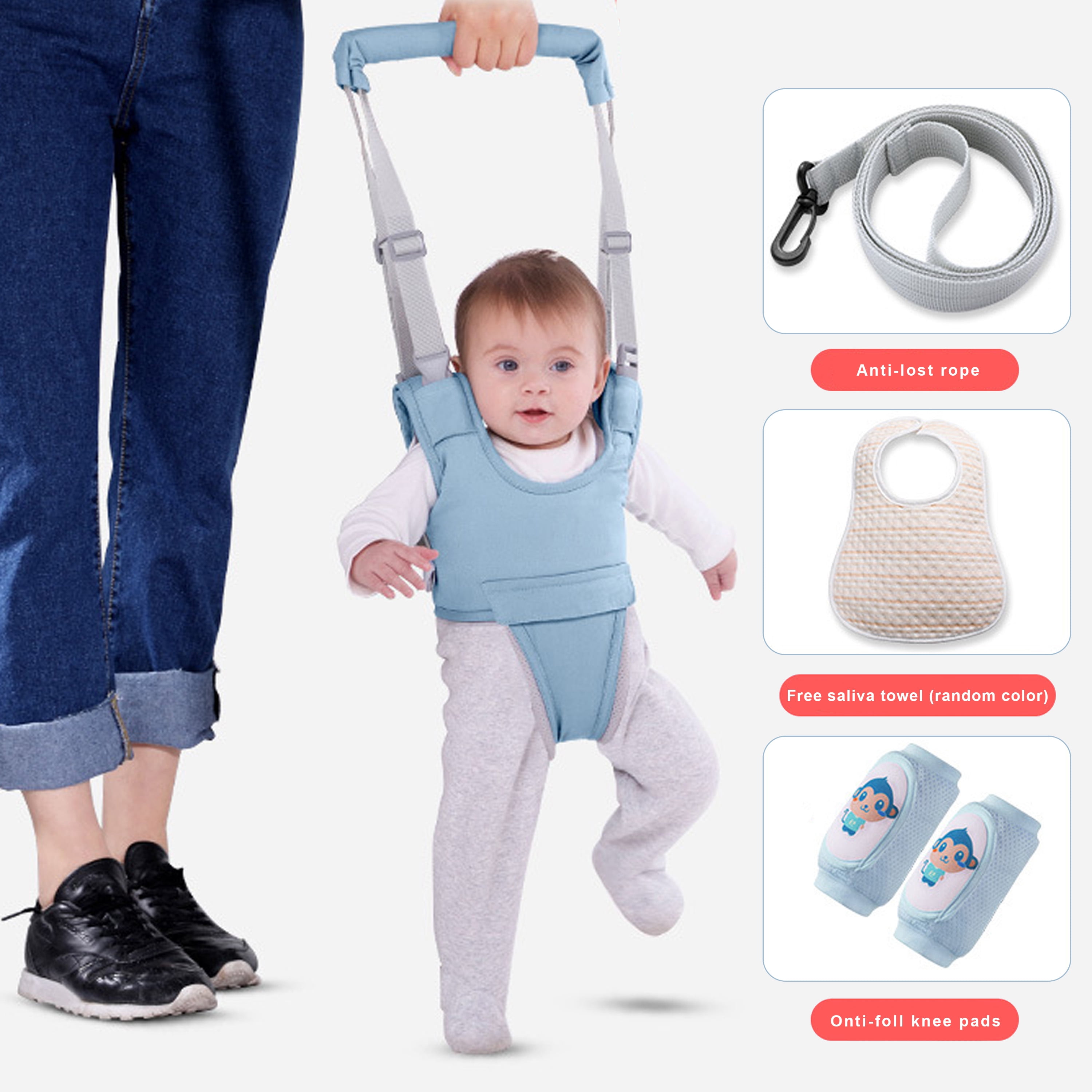 *UK Seller* Baby Toddler Walking Assistant Learning Safety Reins Harness Walker 