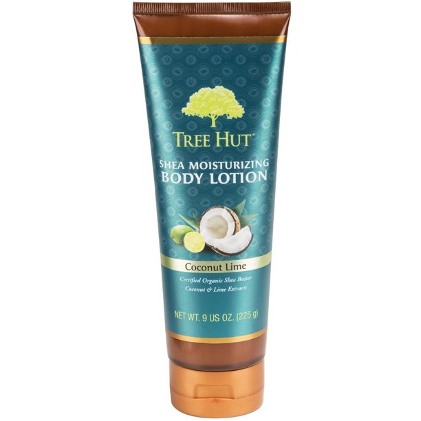 Tree Hut Shea Moisturizing Body Lotion, Coconut Lime 9 oz (Pack of 2)