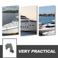 thumbnail image 3 of OULII 2Pcs Pontoon Bumper Clips Grey Multifunctional Boat Adjuster and Hanger, 3 of 8