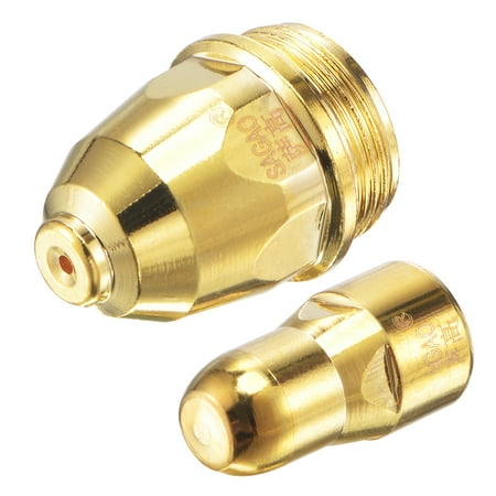 

Uxcell P80 Plasma Electrode Nozzle 1.5mm Cutter Torch Consumables Accessory 2 Set (Golden)