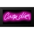 thumbnail image 2 of Carr, Hailey 14x9 Black Modern Framed Museum Art Print Titled - Neon Carpe Diem PB, 2 of 5