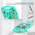 thumbnail image 5 of ShellTech Kids Case for Onn 7 inch Tablet Case (2024) Gen 4 Model:100135924,Kids Boy Girl EVA Case Shockproof Stand Handle Cover for Onn 7 inch Tablet 2024 Gen 4,Mintgreen, 5 of 8
