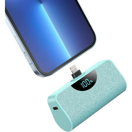  Mini Portable Charger Power Bank for iPhone,5200mAh