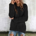 thumbnail image 2 of Gubotare Women's Oversized Crewneck Cable Knit Sweaters Fall Fashion 2025 Winter Outfits for Women (Black,XXXXXL), 2 of 7