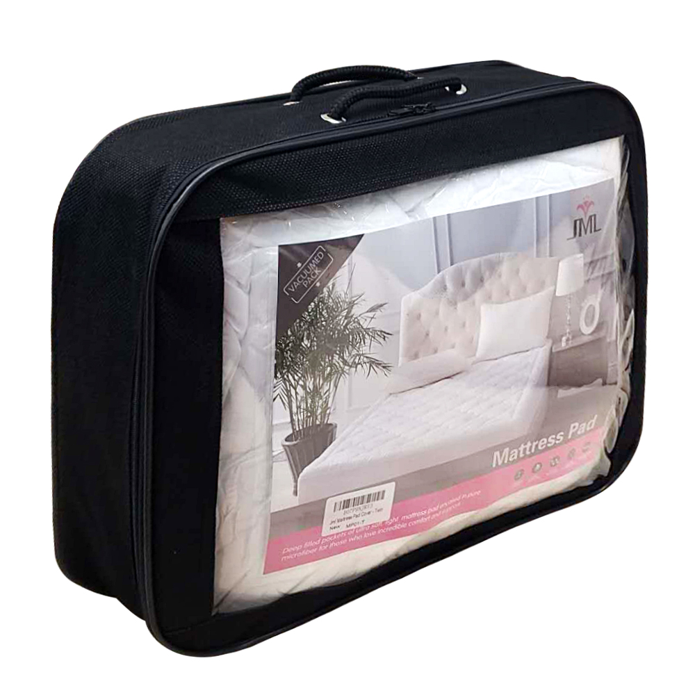 Quilted Mattress Pad Cover - Soft,Breathable, 16" Deep Pocket Fitted Mattress Pad Cover Twin/Full/Queen/King