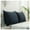 Black, variant on Reading cushion for bed and sofa backrest cushion, soft washable reading cushion, headboard cushion, lumbar support cushion, removable cover