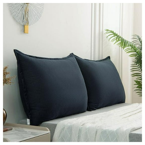 Reading cushion for bed and sofa backrest cushion, soft washable reading cushion, headboard cushion, lumbar support cushion, removable cover