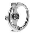 thumbnail image 1 of Miangastore Rustic Door Knocker Silver Zinc Alloy 1Pcs For Home Entry Protection, 1 of 8