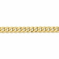 thumbnail image 2 of 10k Yellow Gold 8mm Flat Beveled Curb Chain, 2 of 5