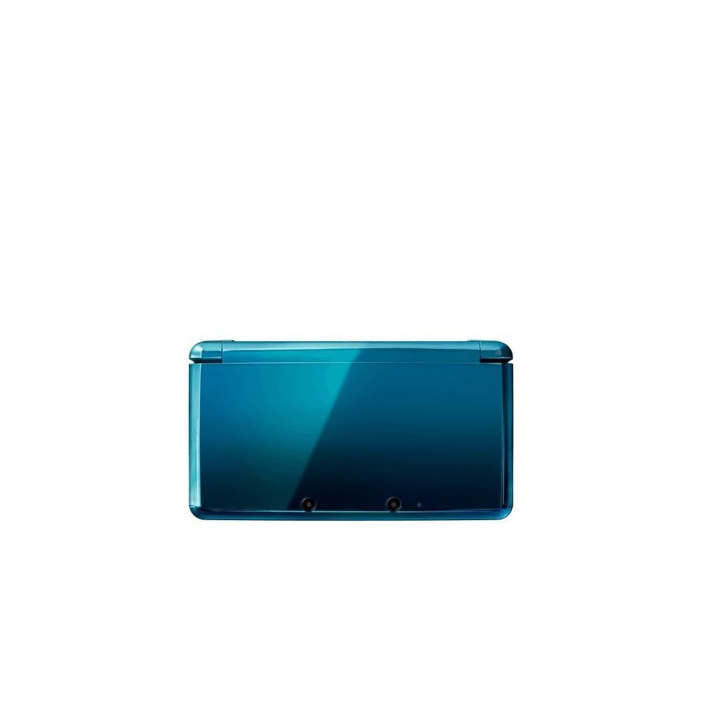 Restored Nintendo 3DS Handheld Video Game Console with Carrying Case - Aqua Blue (Refurbished)