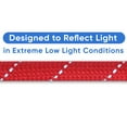 thumbnail image 3 of Pawtitas Reflective Dog Leash Large Rope Reflective Dog Leash 6 ft Paracord Lead Strong and Comfortable - Red Dog Leash, 3 of 8