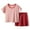N370-Pink, variant on RMGVDSD Boys Soft Homewear Boy Clothes Kids Boy's Summer Outfits Short Sleeve Crewneck T Shirt Tops Shorts Sport Suit Boys 2 Piece Outfits 18-24 Months