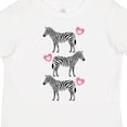thumbnail image 4 of Inktastic Zebra Cute Safari Animal Girls Toddler T-Shirt, 4 of 5