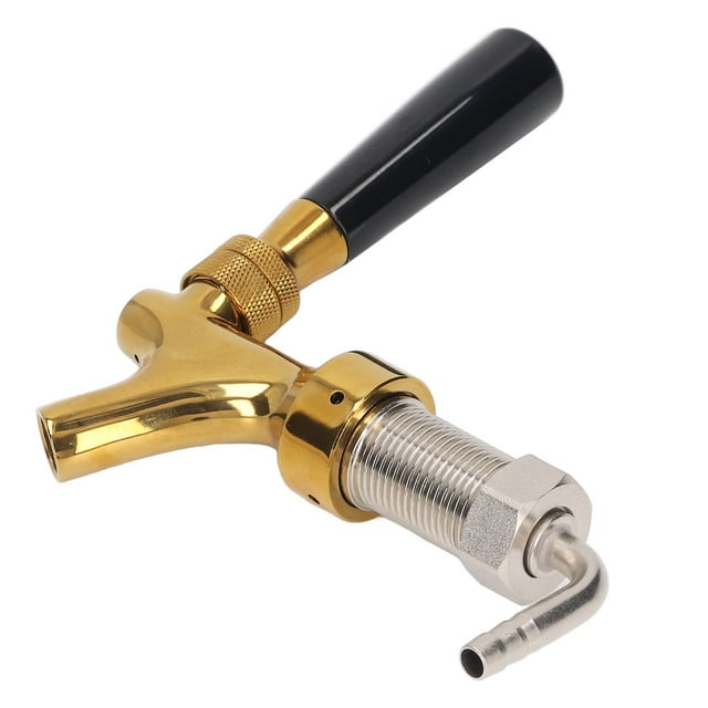 Beer Keg Faucet, Stainless Steel Core Beautiful Beer Dispenser Faucet for Restaurant