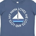 thumbnail image 4 of Inktastic My Nana Loves Me Sailboat Boys Boys Baby T-Shirt, 4 of 5
