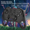 thumbnail image 5 of Wireless Pro Controller Compatible with Switch,Switch Lite, Premium Joypad for Video Games, 3 Levels of Turbo Speed, Adjustable Vibration Intensity (Black), 5 of 13