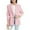 Pink, variant on Girls British School Style Blazer Fashionable Casual Suit Jacket Outerwear Pink 3-4 Years